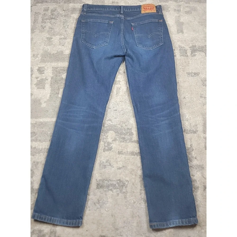 Levi's 511 Men's Med Wash Relaxed Fit Blue Denim Jeans Sz 36x30